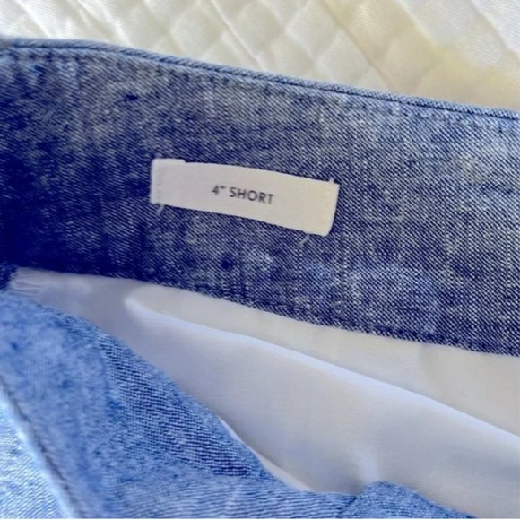 Linen Shorts Blue - Picture 5 of 5